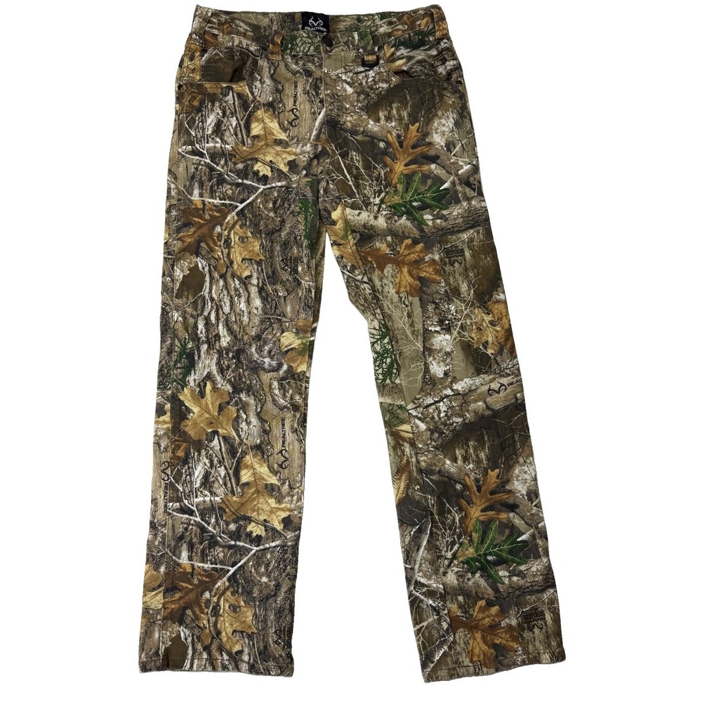 Realtree Camo Pants Mens 32x32 Hunting Straight Leg Cotton Blend 2018 RN52469